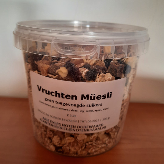 Vruchten muesli (zonder toegevoegde suikers)