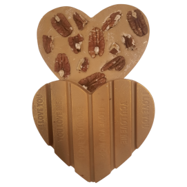 Chocolade hart pecan - karamel